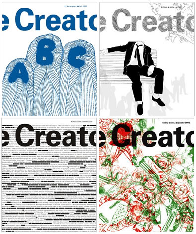 the creator studio magazine, covers