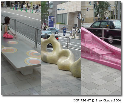 Roppongi Hills streetscape: Toyo Ito |  katsuhiko hibino | Jurgen Bey, Droog Design 